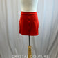 *Brand New* Red High Waisted Skirt with Built In Shorts and Slit