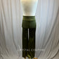 *Brand New* Olive Green High Waisted Flare Pants