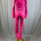 *Brand New* Hot Pink Latex Unitard with Zipper