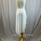 *Brand New* White Mesh High to Low Skirt