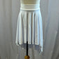 *Brand New* White High Waisted High to Low Cotton Skirt