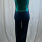 *Brand New* Metallic Emerald and Navy Unitard