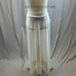 *Brand New* White mesh maxi skirt with double slit