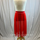 *Brand New* Red mesh high slit skirt