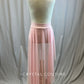 *Brand New* Light Pink High/Low Long Mesh Skirt