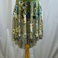 *Brand New* Moss Green Floral Asymmetrical Mesh Skirt