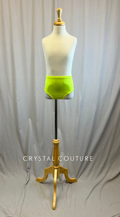 *Brand New* Neon Yellow Lycra Briefs