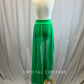 *Brand New* Shamrock Green High/Low Long Mesh Skirt