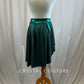 *Brand New* Metallic Dark Green Asymmetrical Skirt