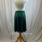 *Brand New* Metallic Dark Green High Slit Skirt with Moss Lycra Waistband
