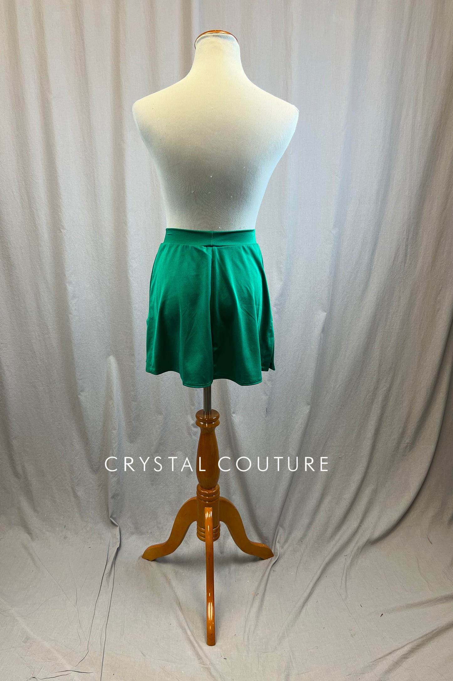 *Brand New* Kelly Green High Waisted Skirt