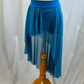 *Brand New* Dark Teal Hi/Low Mesh Skirt