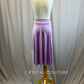 *Brand New* Lavender Lycra High Slit Skirt