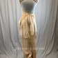 Ivory and Tan Marble Mesh Unitard with Attached Skirt