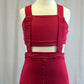 Red Connected Two Piece
