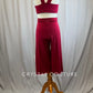 Red Connected Two Piece