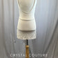 Ivory Leotard with Attached Skirt