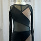 Black and Brown Mesh Cut Out Unitard