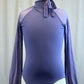 Lavender Leotard with Mesh Long Sleeves
