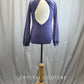Lavender Leotard with Mesh Long Sleeves