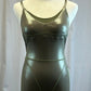 Metallic Light Olive Mesh and Lycra Unitard