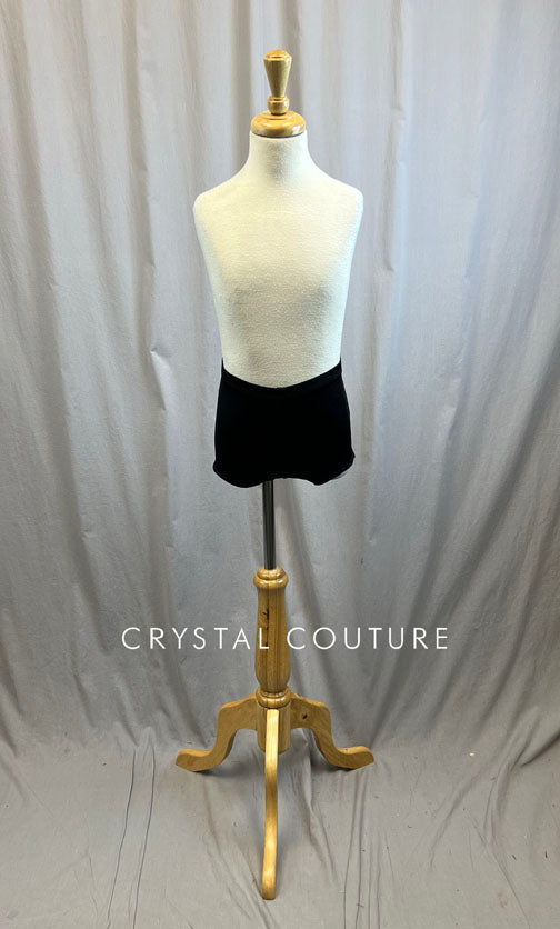 *Brand New* Mid Waist Black Booty Shorts