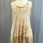 *Brand New* Marbled Cream and Tan High Slits Dress