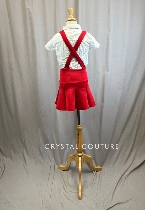 Custom Fashion School Girl Uniform -Rhinestones and Accessories