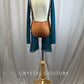 Custom Copper and Teal Lace Long Sleeve Biketard