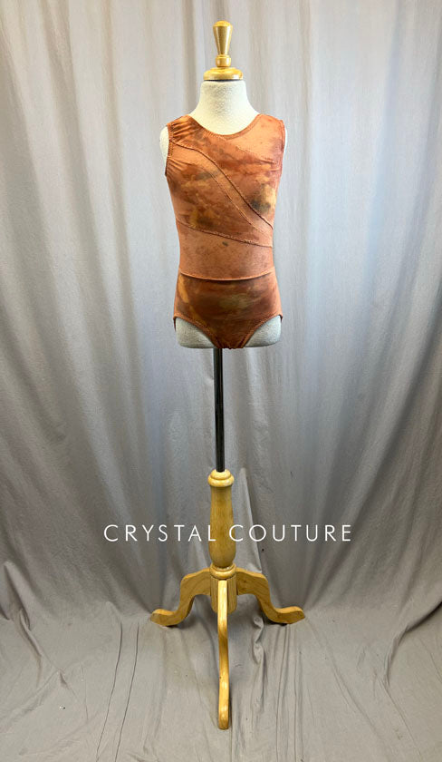 Custom Marbled Copper Leotard