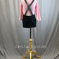 Custom Baby Pink and Black Suspenders and Skirt Set -Rhinestones, Accessories