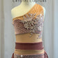 Velvet Mauve and Nude Mesh Single Shoulder Leotard with Skirt-Rhinestones, Appliques, Hairpiece