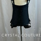 *Brand New* Black Ruffle Leotard - Rhinestones