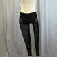 Black Mesh Cut Out Unitard -Rhinestones, Hairpiece