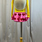 Custom Operation Themed Long Sleeve Dress -Rhinestones, Hairpiece