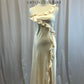 Ivory Dress with Ruffle Detailing