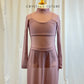 Custom Mauve Long Sleeve Dress + Top and Briefs