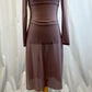 Custom Mauve Long Sleeve Dress + Top and Briefs