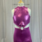Metallic Pink Ring Flare Unitard