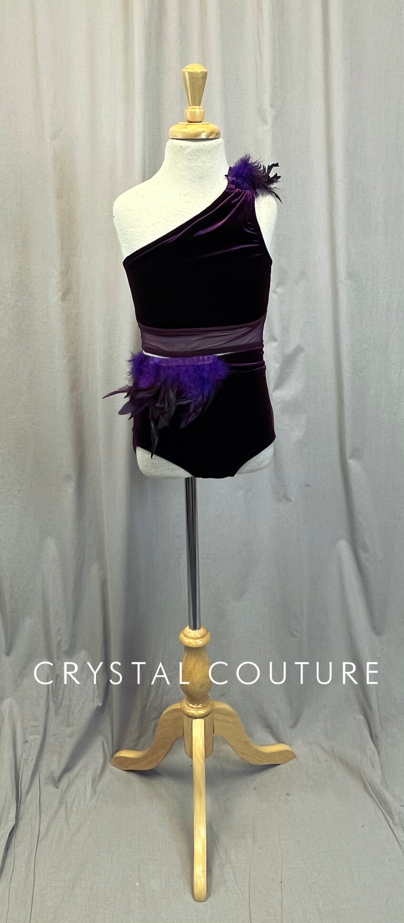 Plum Velvet Two Piece Set