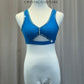 Teal/Blue Bra Top- Rhinestones