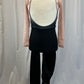 Pink and Black Ombre Unitard - Rhinestones