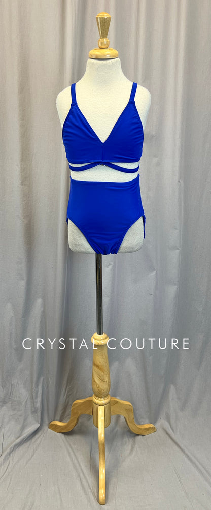 Royal Blue Bra and Brief Two-Piece Set