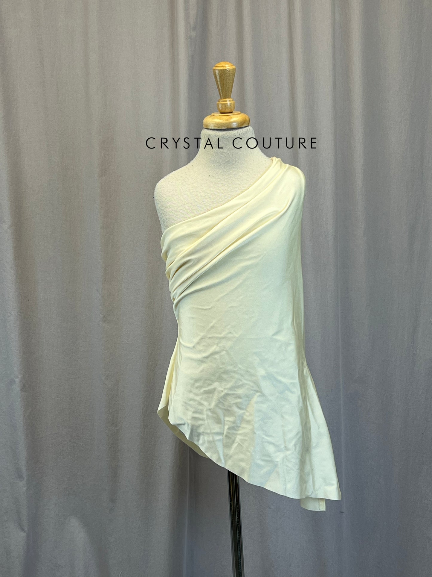 Ivory One Shoulder Dress