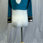 Emerald Green *Bellhop Inspired* top - Rhinestones