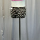 Custom Neon Pink and Cheetah Print Two-Piece Set - Rhinestones