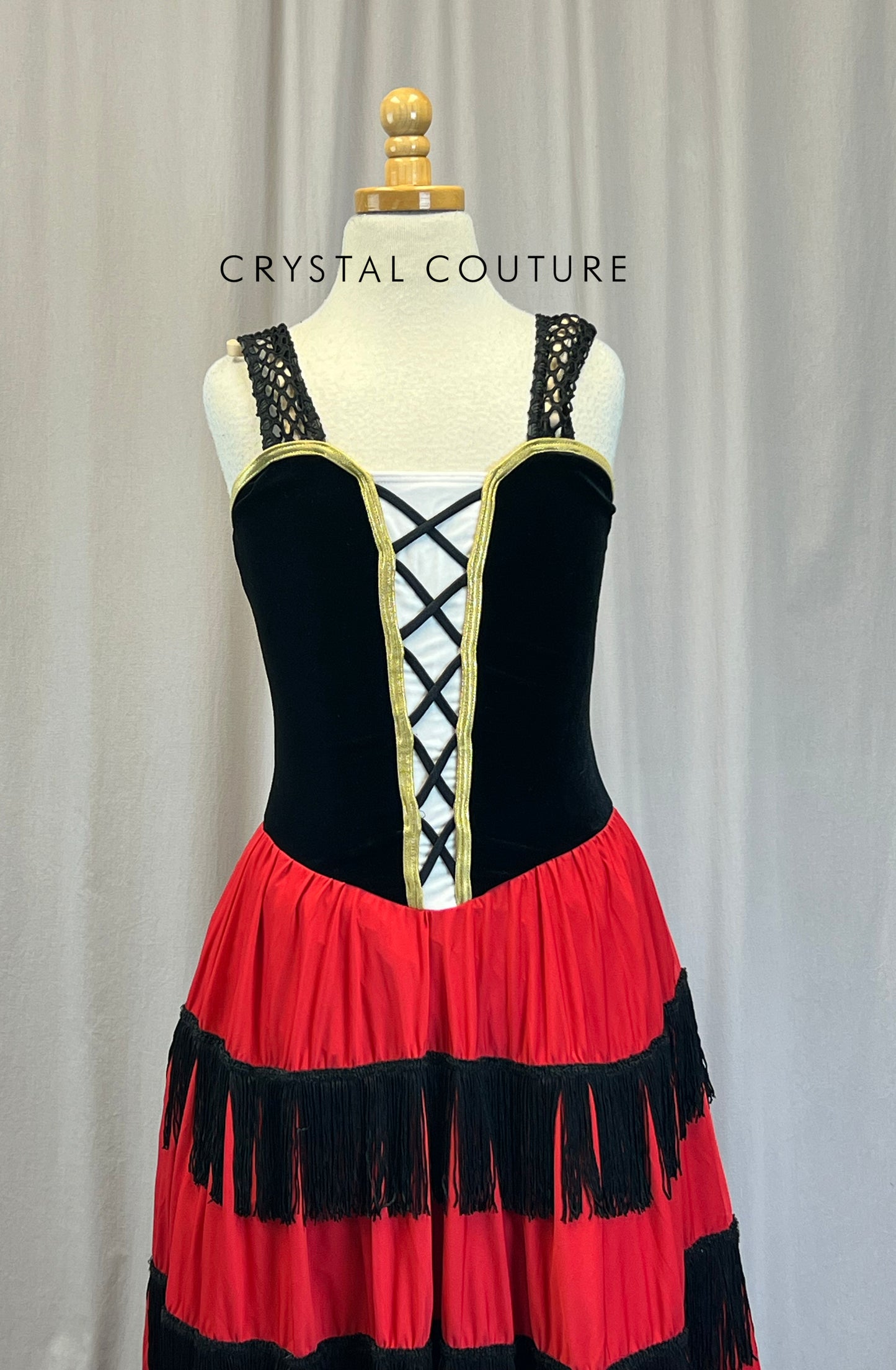 Black and Red Spanish Dress