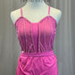 Pink Corset Dress - Rhinestones
