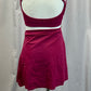 Berry Pink Bra Top and Skirt Two-Piece Set