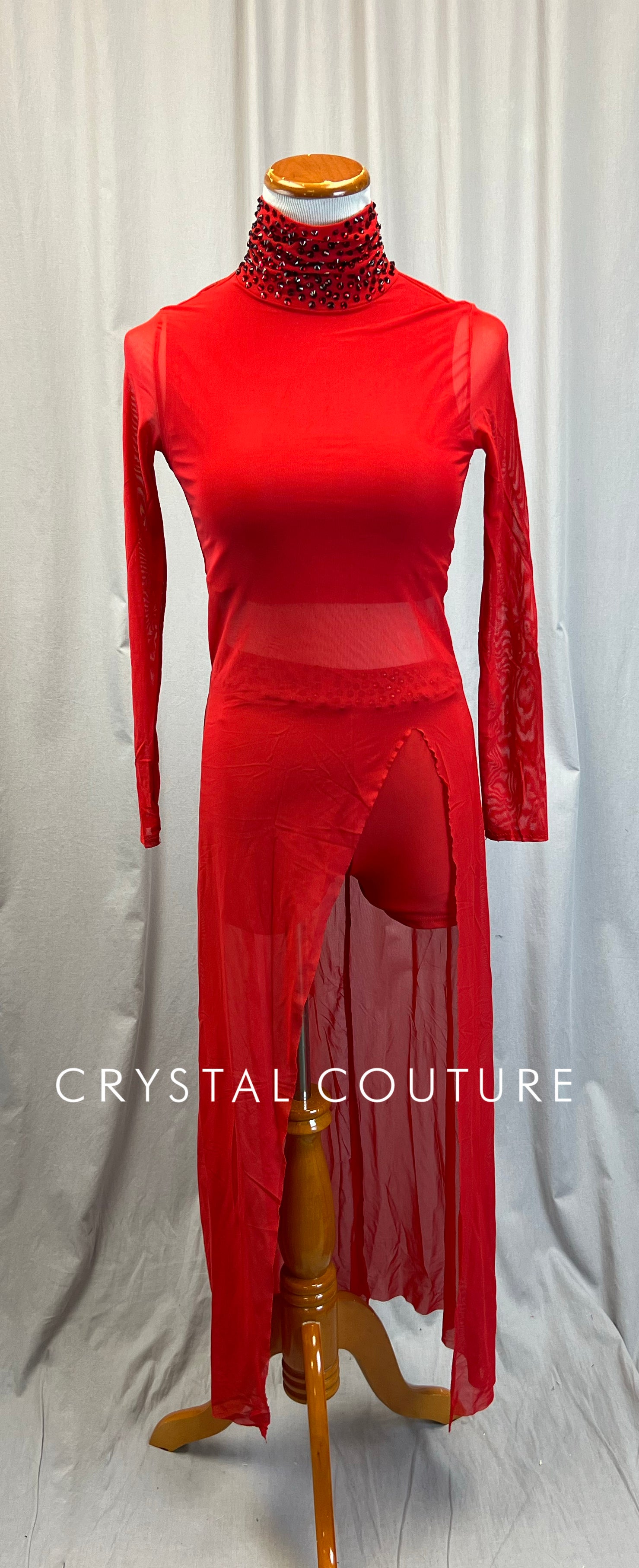 long sleeve lycra dress Red Mesh with built in top and separate shorts Color:0010 Black Combo Women's Burgundy Sweater Dresses ensemble this dress is perfect
